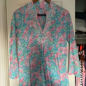 Lilly Pulitzer Lobstah Roll Sarasota Tunic size S